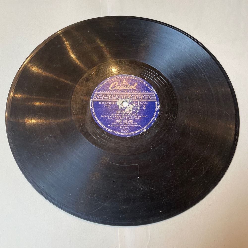 Don Wilson Little Toot‎ Capitol Super Flex Children's Record 78 RPM 25004